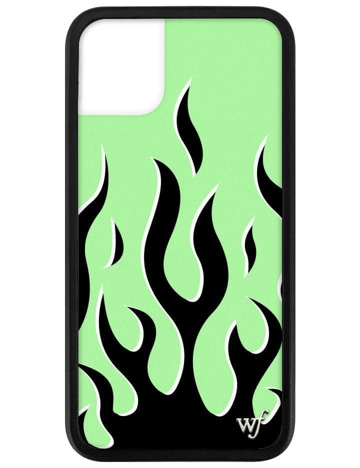 Wildflower Neon Flames iPhone 11 Case