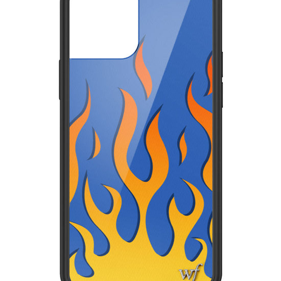 Flames iPhone 12/12 Pro Case | Blue