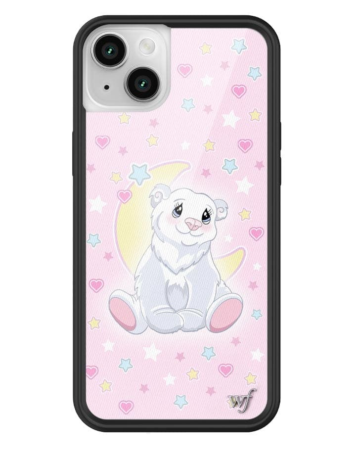 Wildflower Polar Bear Princess iPhone 14 Plus Case