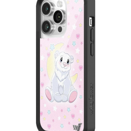 Wildflower Polar Bear Princess iPhone 14 Pro Case