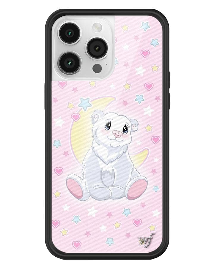 Wildflower Polar Bear Princess iPhone 14 Pro Max Case