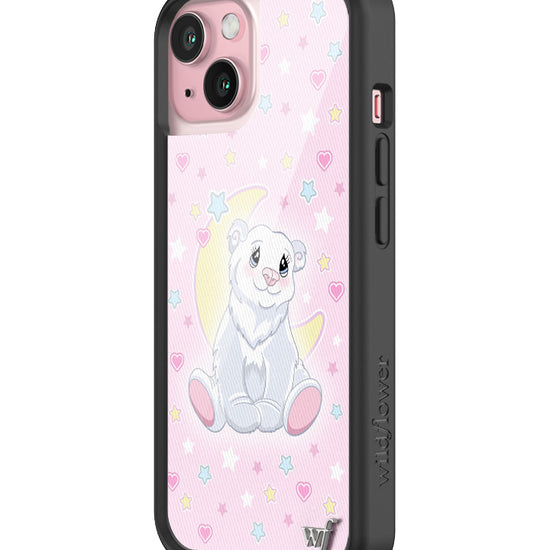 Wildflower Polar Bear Princess iPhone 15 Case