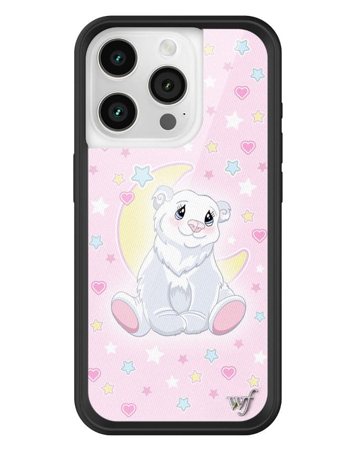 Wildflower Polar Bear Princess iPhone 15 Pro Case