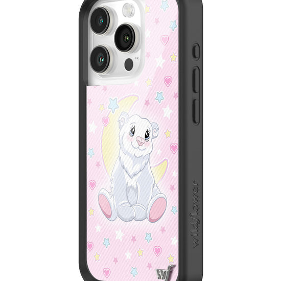 Wildflower Polar Bear Princess iPhone 15 Pro Case