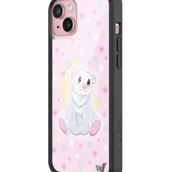 Wildflower Polar Bear Princess iPhone 15 Plus Case