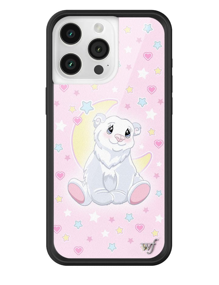 Wildflower Polar Bear Princess iPhone 15 Pro Max Case