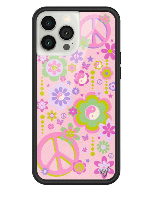 wildflower peace n luv iphone 13 pro max case