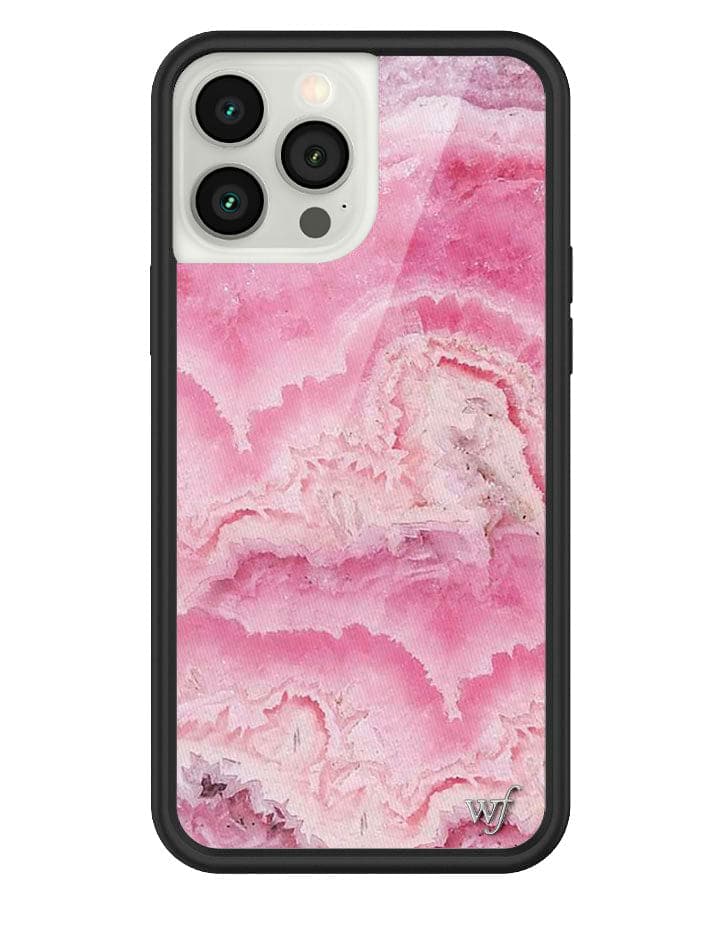 Wildflower Pink Stone iPhone 13 Pro Max Case