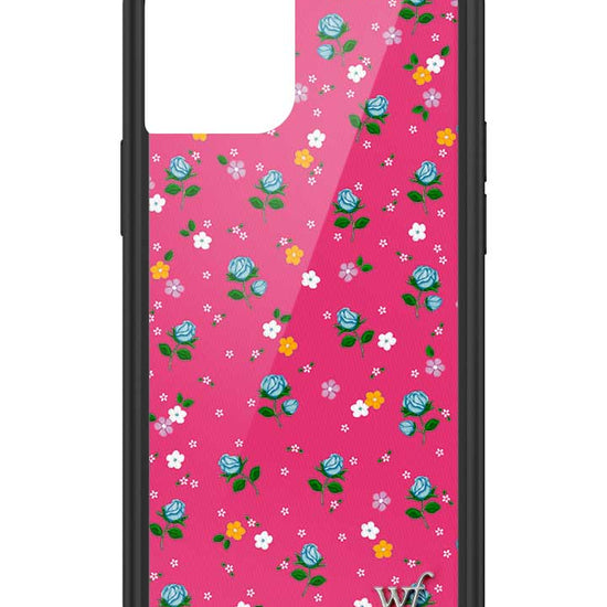 wildflower iphone case 13 mini pink dainty florals flowers floral pink blue orange white sweet small petite fashion