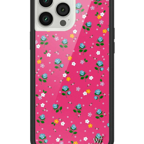 wildflower iphone case 13 pro max pink dainty florals flowers floral pink blue orange white sweet small petite fashion