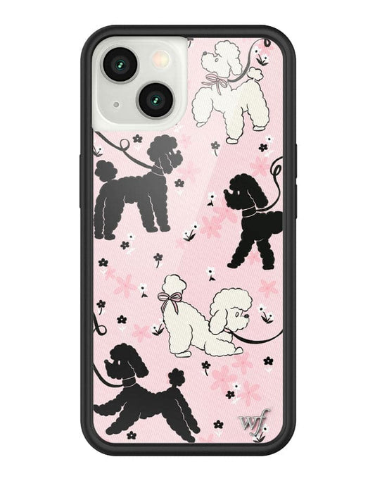 wildflower poodle doodles iphone 13 case