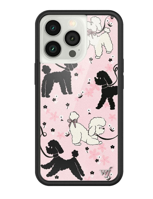 wildflower poodle doodles iphone 13 pro case