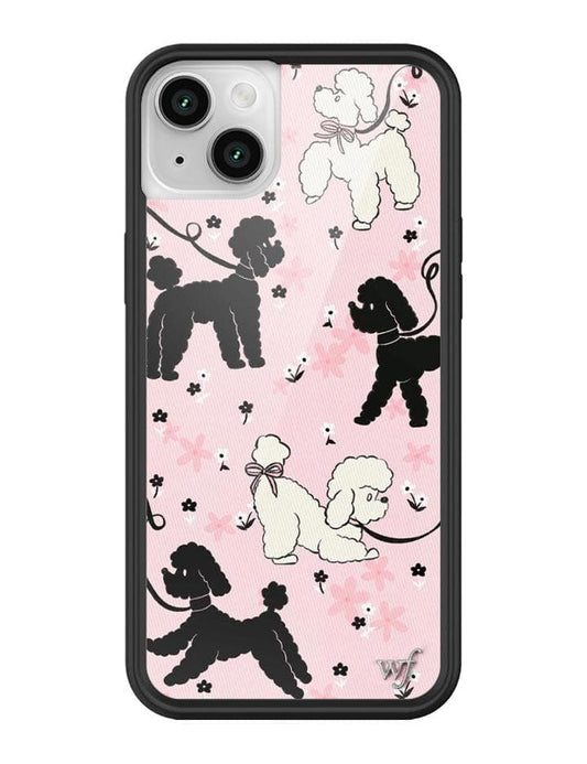 wildflower poodle doodles iphone 14 case