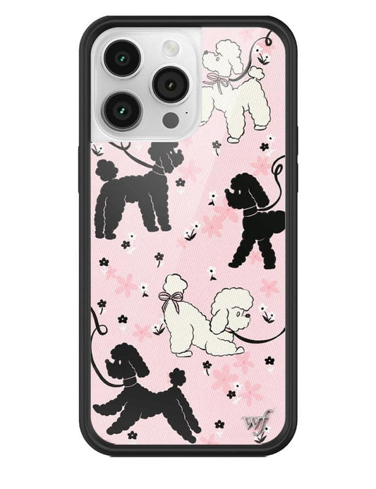 wildflower poodle doodles iphone 14 pro max case
