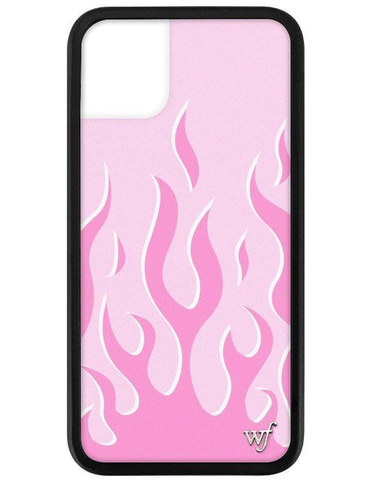 wildflower pink flames iphone 11