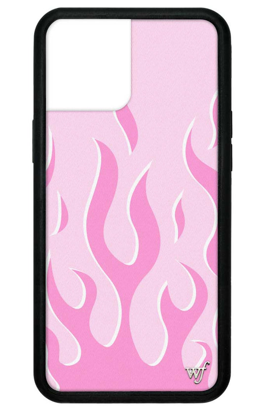 wildflower pink flames iphone 12 pro max