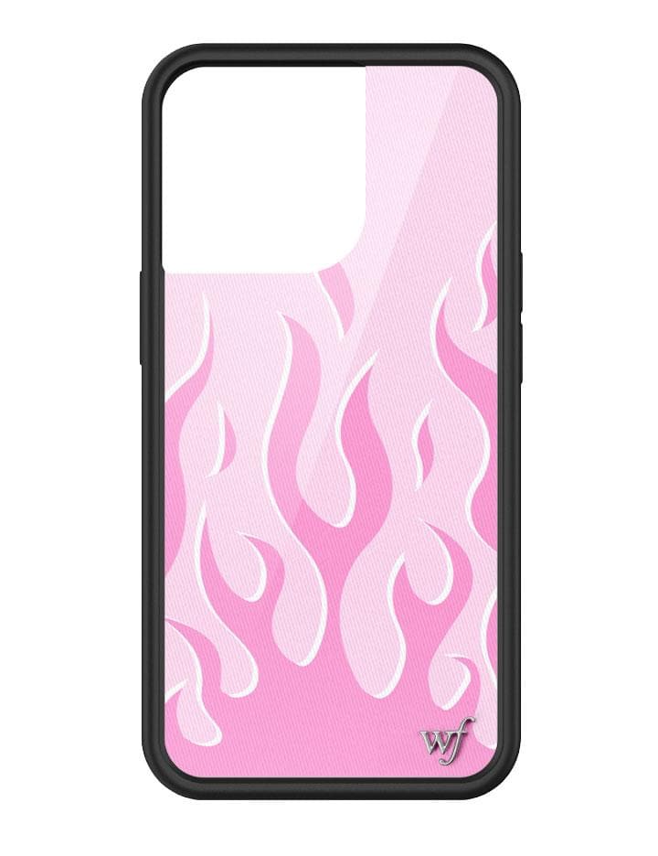 Wildflower Pink Flames iPhone 13 Pro Case