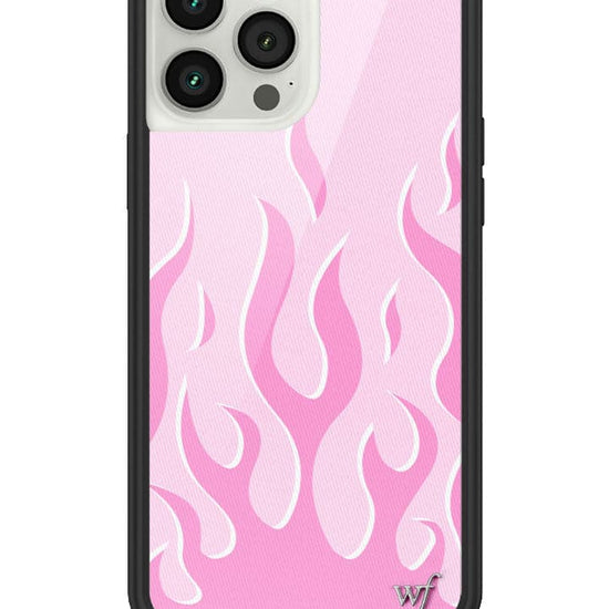 Wildflower Pink Flames iPhone 13 Pro Max Case