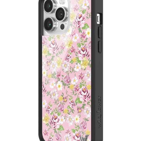 wildflower daisy lynn floral iphone 14 pro max case