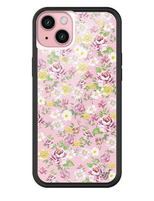 wildflower daisy lynn floral iphone 15 plus