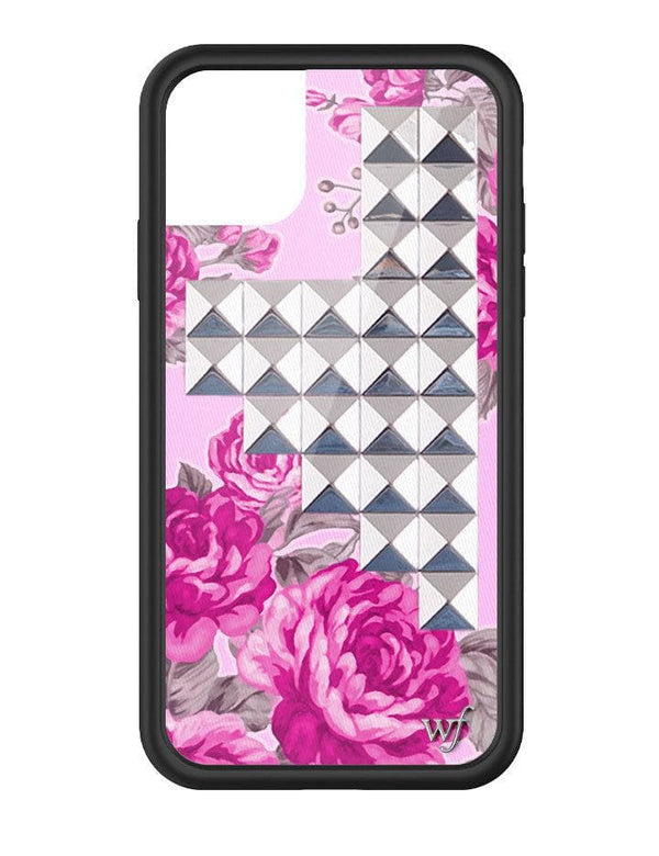 Wildflower Pink Floral Stud iPhone 11 Case