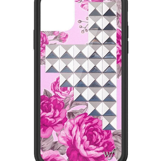 Wildflower Pink Floral Stud iPhone 11 Case