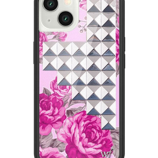 Wildflower Pink Floral Stud iPhone 13 Case