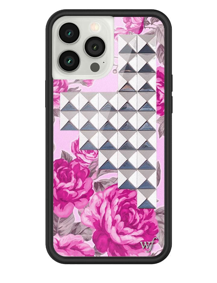 Wildflower Pink Floral Stud iPhone Case – Wildflower Cases