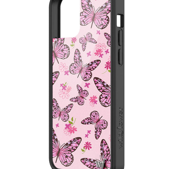 Wildflower Pink Butterfly iPhone 12/12 Pro Case