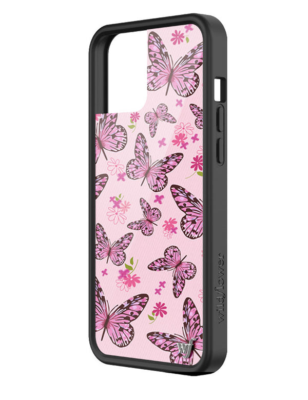 Wildflower Pink Butterfly iPhone 12 Pro Max Case