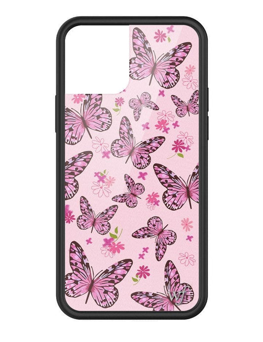 Wildflower Pink Butterfly iPhone 12 / 12 Pro Case