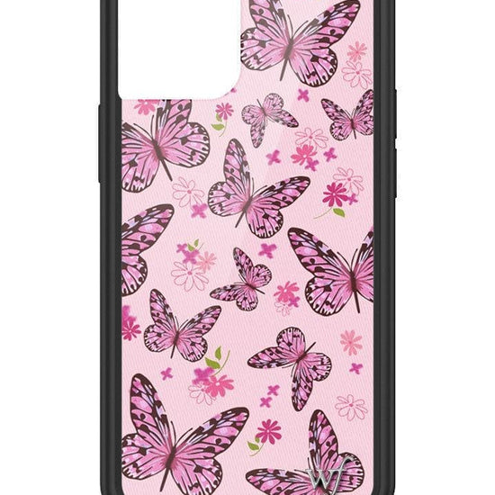 Wildflower Pink Butterfly iPhone 13 Mini Case