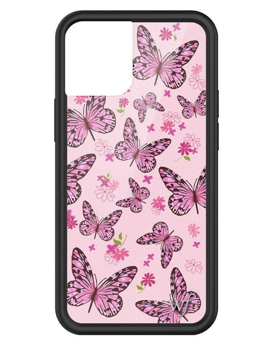 Wildflower Pink Butterfly iPhone 13 Mini Case