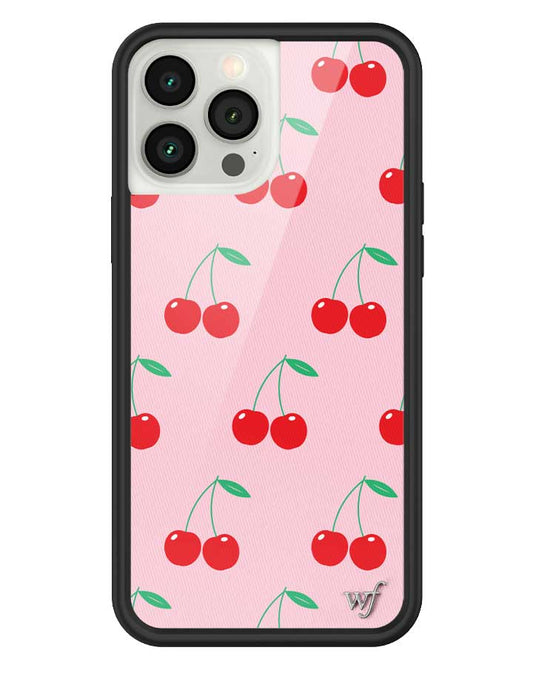 Wildflower Pink Cherries iPhone 13 Pro Max Case