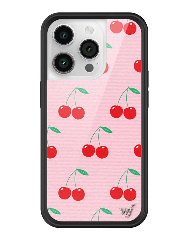 Wildflower Pink Cherries iPhone 14 Pro Case