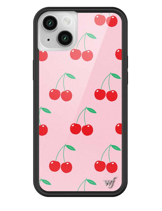 Wildflower Pink Cherries iPhone 14 Plus Case