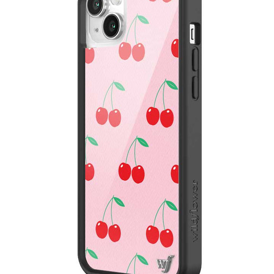 Wildflower Pink Cherries iPhone 14 Plus Case