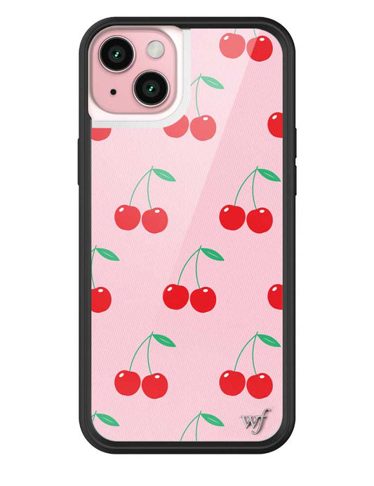 Wildflower Pink Cherries iPhone 15 Plus Case