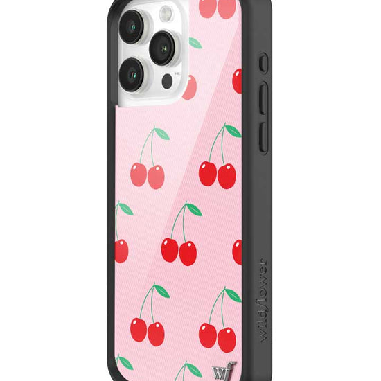 Wildflower Pink Cherries iPhone 15 Pro Max Case