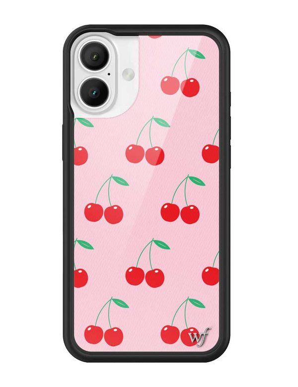 Wildflower Pink Cherries iPhone 16 Plus Case