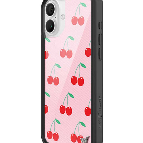 Wildflower Pink Cherries iPhone 16 Plus Case