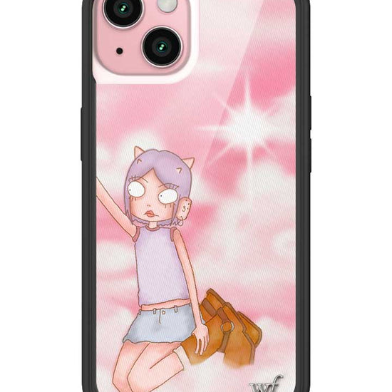 Wildflower iPhone case 15 Enya Pink Clouds Pink Cute