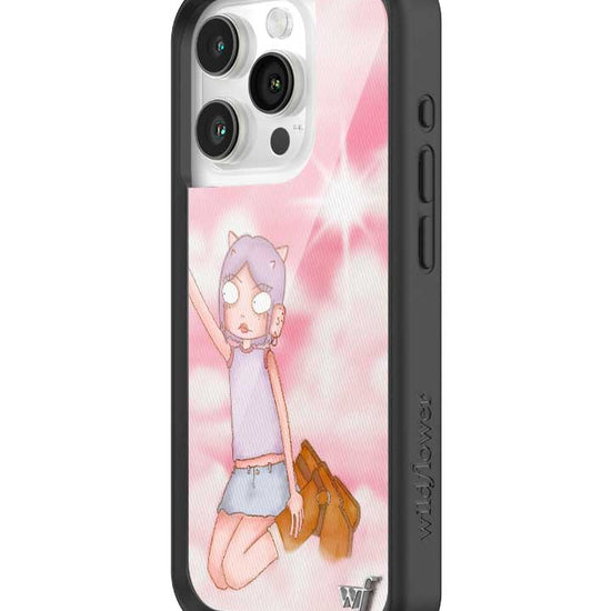 Wildflower iPhone case 15 Pro Enya Pink Clouds Pink Cute