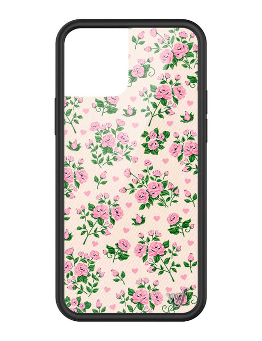 Wildflower iPhone case 12/12 Pro Pinky Promise Roses Pink Cute