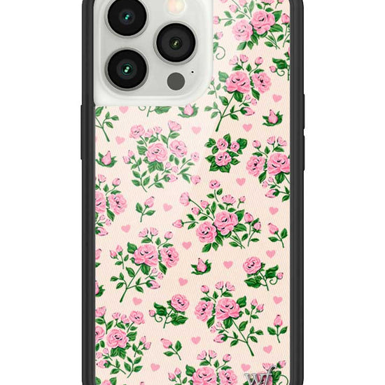 Wildflower iPhone case 13 Pro Pinky Promise Roses Pink Cute