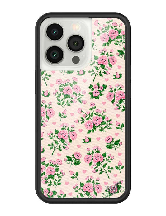 Wildflower iPhone case 13 Pro Pinky Promise Roses Pink Cute