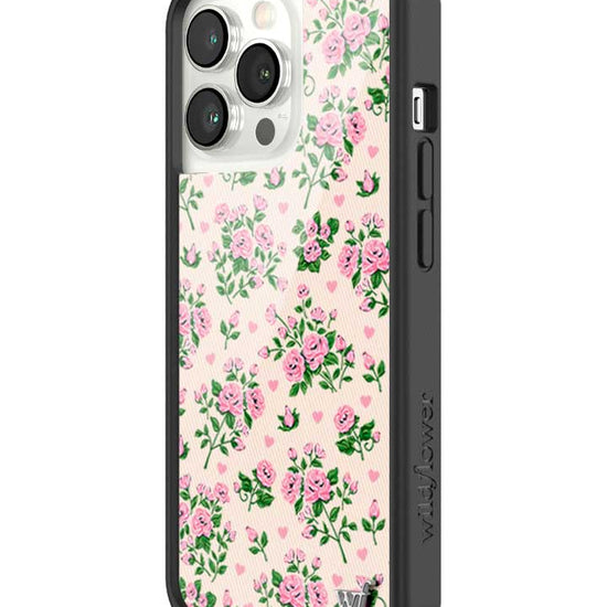 Wildflower iPhone case 13 Pro Pinky Promise Roses Pink Cute