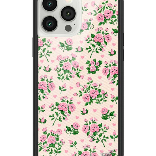 Wildflower iPhone case 13 Pro Max Pinky Promise Roses Pink Cute