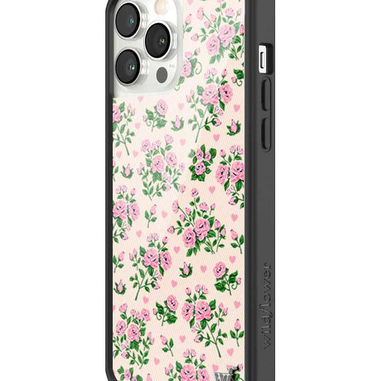 Wildflower iPhone case 13 Pro Max Pinky Promise Roses Pink Cute