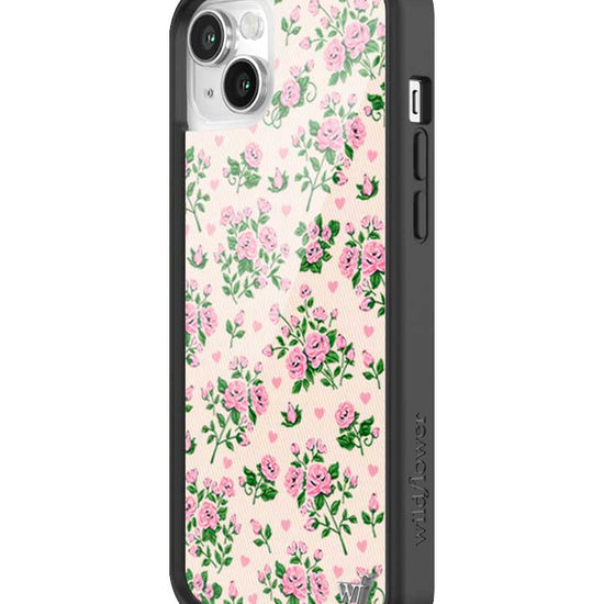 Wildflower iPhone case 14 Pinky Promise Roses Pink Cute